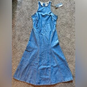Future Collective Denim Maxi Dress